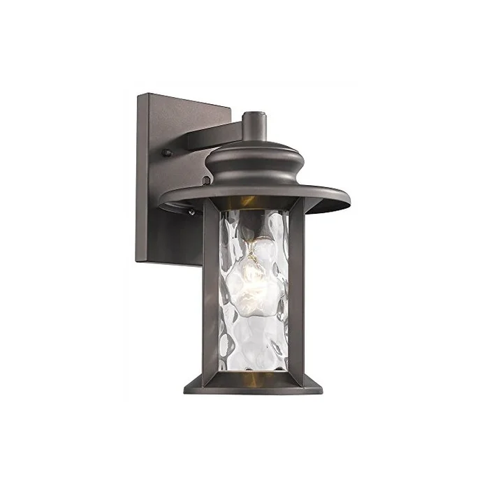 Rubbed Bronze Transitional Outdoor Wall Sconce 12 Tall – Chloe Lighting