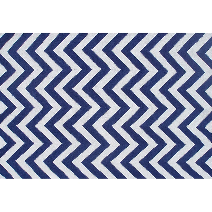 Rug Market Chevron Kids Area Rug in Blue/White