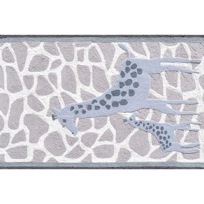 Rug Market Mommy & Me Kids Rug in Gray/White