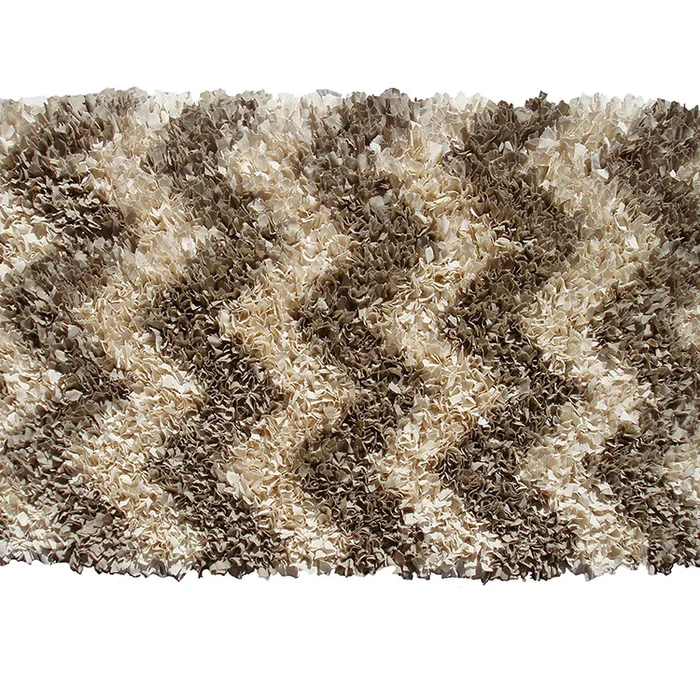 Rug Market Shaggy Raggy Chevron Kids Rug in Natural