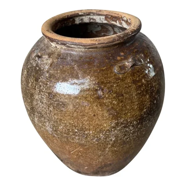 Rustic Brown Indian Studio Ceramic Pottery