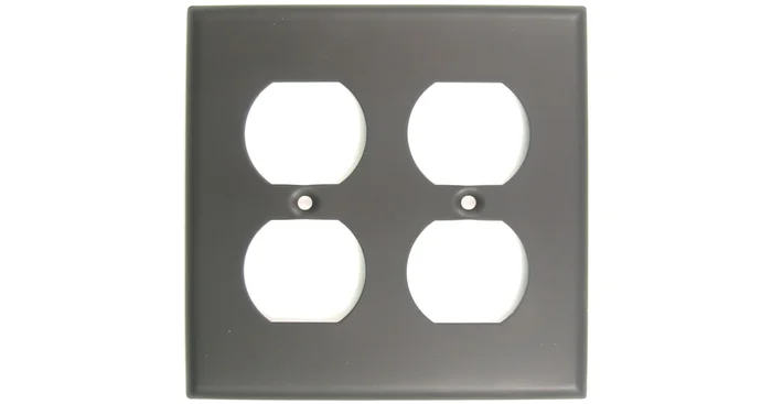 Rusticware 2 Gang Double Duplex Wall Outlet Plate Cover