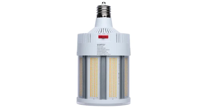 Satco Lighting 100, 150, 200 Watt Dimmable Corn Extended Mogul (EX39) Infrared Bulb- 18124, 26081, 33380 Lumens, 3000K, 4000K, and 5000K