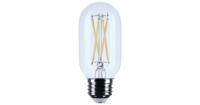 Satco Lighting 5.5 Watt Dimmable T14 Medium (E26) LED Bulb- 500 Lumens, 3000K, and 90CRI