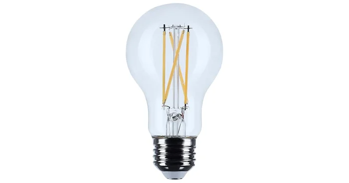Satco Lighting 5 Watt Dimmable A19 Medium (E26) LED Bulb- 450 Lumens, 3500K, and 90CRI