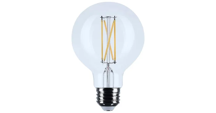 Satco Lighting 6 Watt Dimmable G25 Medium (E26) LED Bulb- 500 Lumens, 3500K, and 90CRI