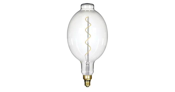 Satco Lighting Single 4 Watt Clear Vintage Edison Dimmable BT56 Medium (E26) LED Bulb