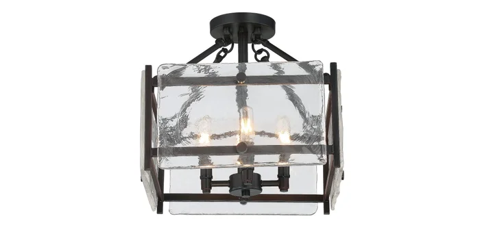 Savoy House Glenwood 4 Light Semi Flush Mount Ceiling Fixture
