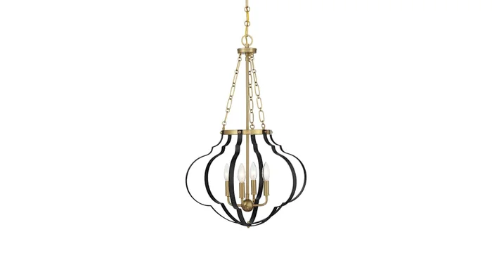 Savoy House Mercer 4 Light 20″ Wide Taper Candle Style Chandelier