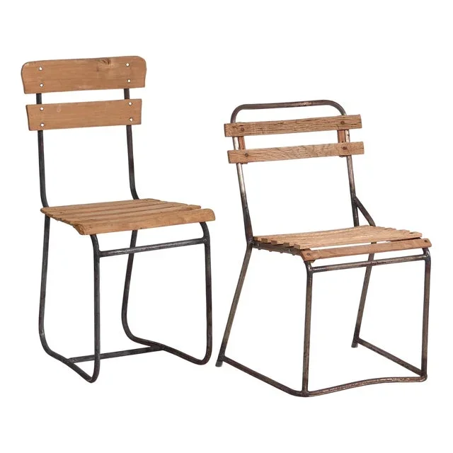 Set of Vintage Outdoor Chairs, 1920