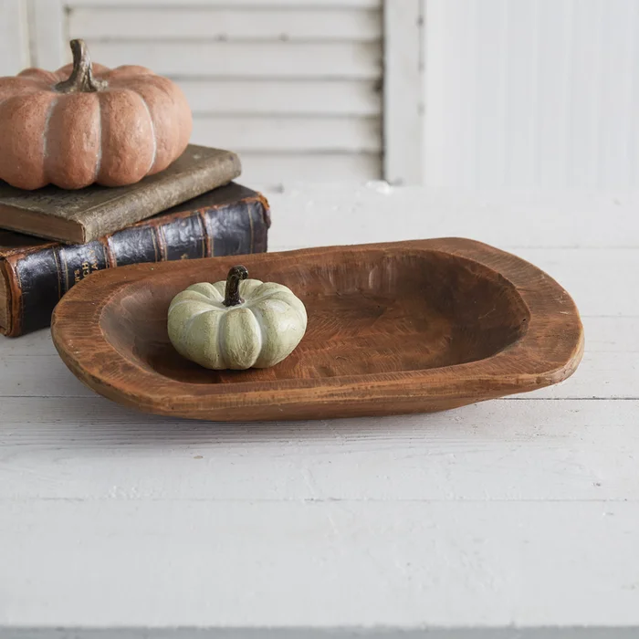 Shallow Dough Decorative Bowl
