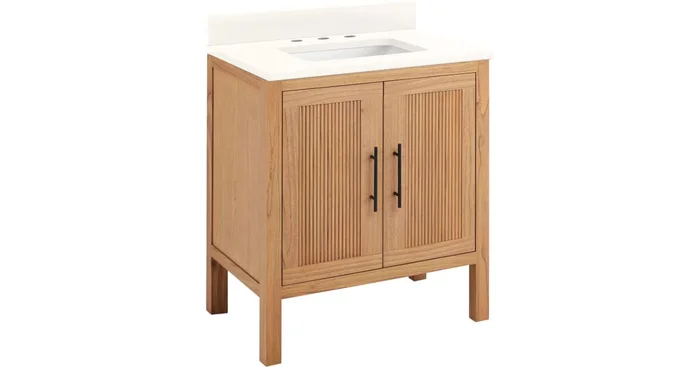 Signature Hardware Ayanna 32″ Faucet Holes