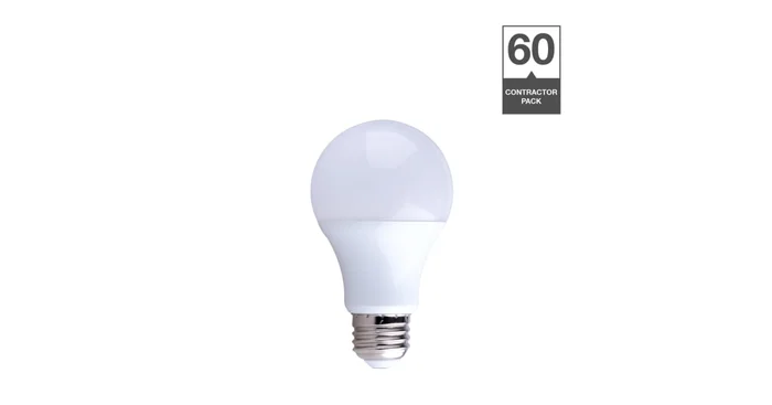 Simply Conserve Contractor Pack of (60) 6 Watt Soft White Dimmable A19 Medium (E26) LED Bulbs