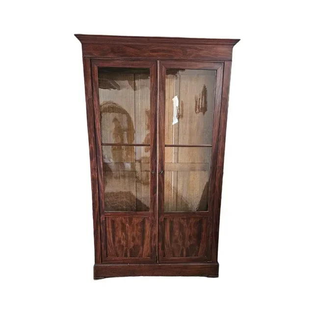 Small Mahogany Showcase, 19th Century