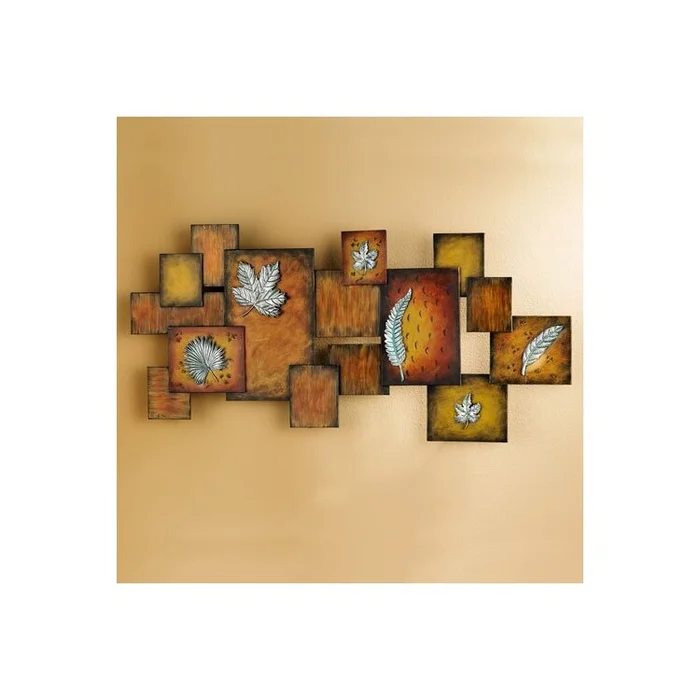 Southern Enterprises Leaves / Abstract Wall Art Panel