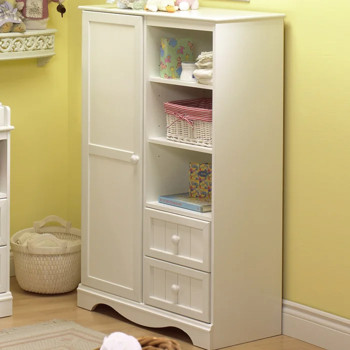 SouthShore Savannah Door Chest in Pure White