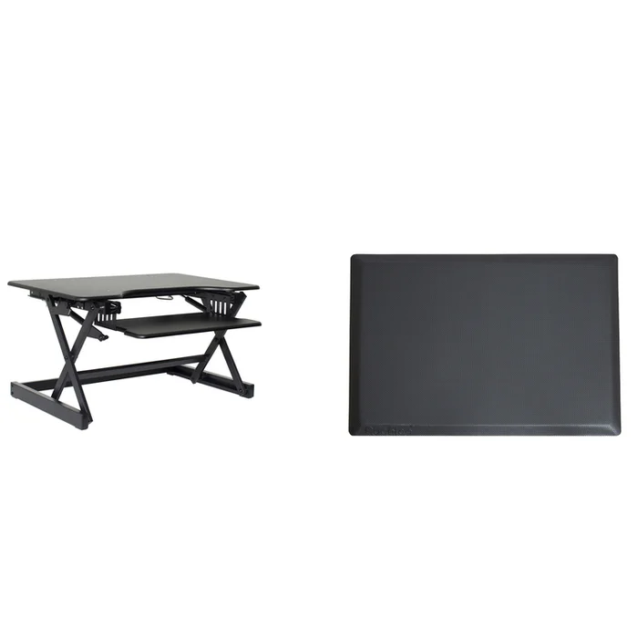 Standing Desk Converter Bundle – Adjustable Height Riser