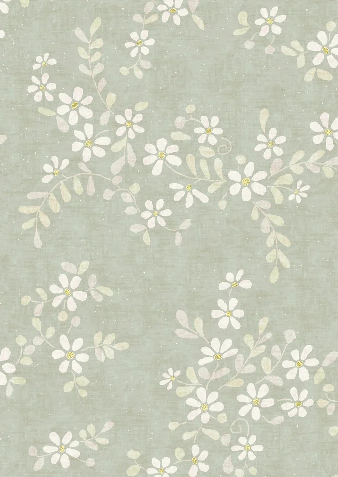 Stellata Wallpaper – Mistletoe – Lewis & Wood