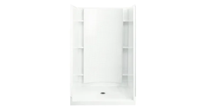 Sterling Accord 48″ Vikrell Shower Back Wall with Age-in-Place Backers