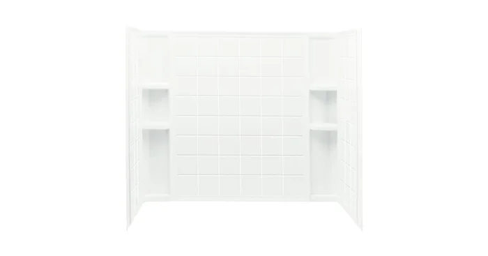 Sterling Ensemble 55-1/4″ x 60″ x 30″ Vikrell Shower Wall Set with Tile Design