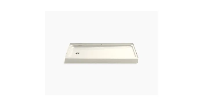 Sterling Ensemble 60″ x 30″ x 5″ Vikrell Shower Pan with Drain Left