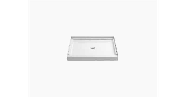 Sterling GUARD+ Vikrell 36″ x 34″ Shower Pan with Center Drain – less Drain Assembly