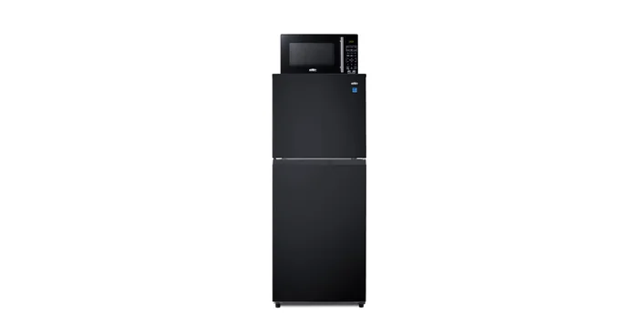 Summit 24 Inch Wide 10.1 Cu. Ft. Energy Star Certified Top Freezer Refrigerator with User Reversible Door