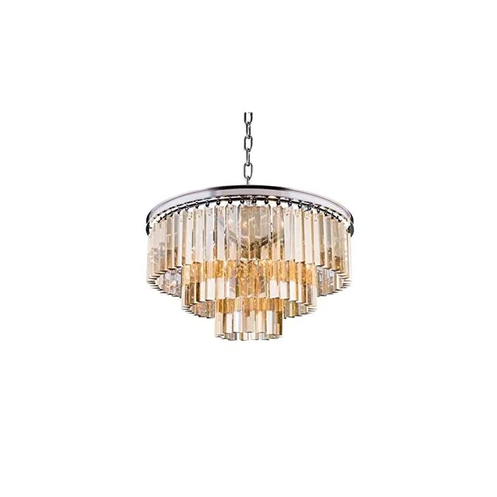 Sydney 9 Light Polished Nickel Chandelier