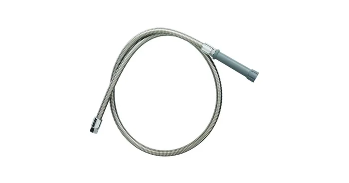T and S Brass 120″ Flex Stainless Steel Hose & Gray Handle