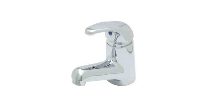 T and S Brass .5 GPM Deck Mounted Single Hole Single Lever Bathroom Faucet