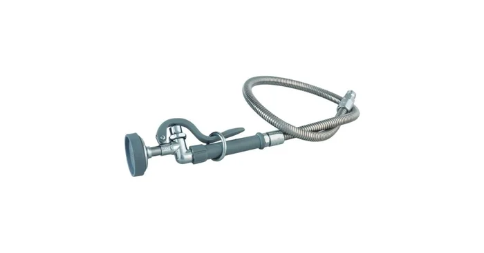 T and S Brass B-0107 Spray Valve with 32″ Flex S’Steel Hose (B-0032-H)