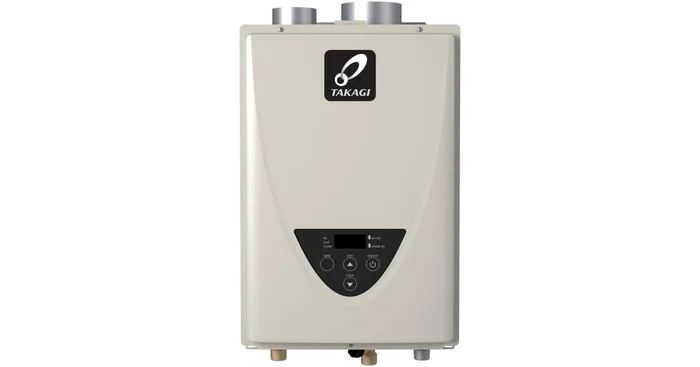 Takagi 10 GPM 120 Volt Residential / Commercial Outdoor Liquid Propane / Natural Gas Tankless Water Heater with Ultra-Low NOx