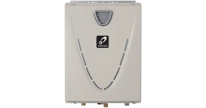 Takagi 8 GPM 180,000 BTU 120 Volt Residential Outdoor Liquid Propane Tankless Water Heater with Ultra-Low NOx