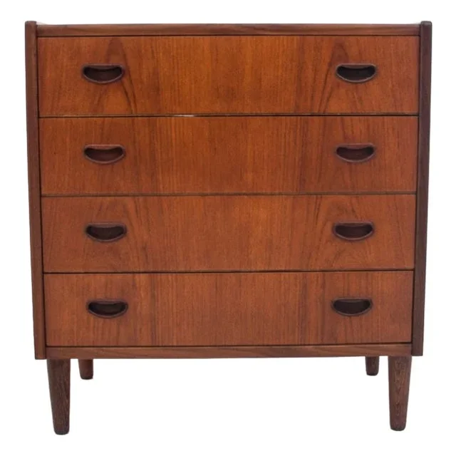 Teak Chest of Drawers, Denmark, 1960s