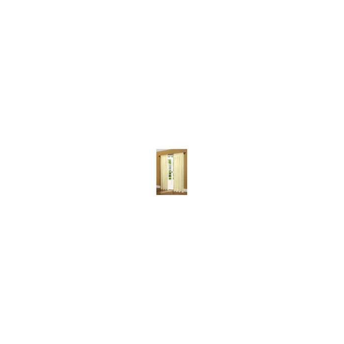 Thermasheer Weathershield Pole Top Curtain Panel 50 x 72 in Ivory