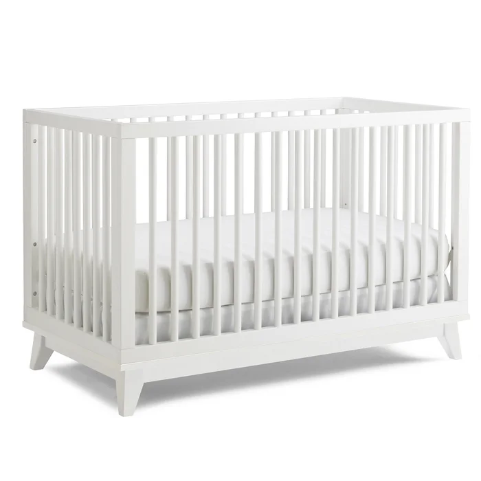 Ti Amo Moderna Island Crib in Snow White
