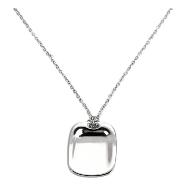 Tiffany & Co. Concave Pendant Peretti Platinum Chain Necklace
