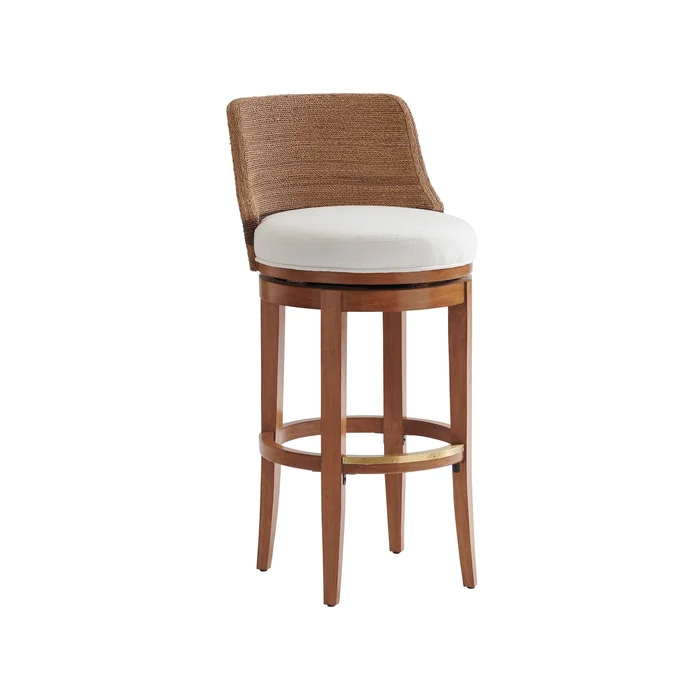 Tommy Bahama Home Palm Desert Kipton Swivel Bar Stool
