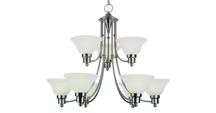 Trans Globe Lighting Payson 9 Light 2 Tier Chandelier