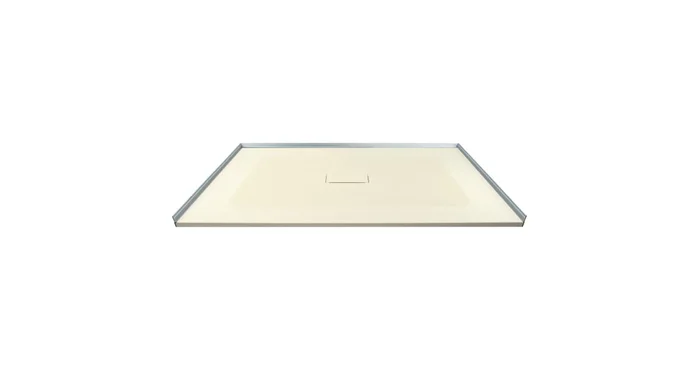 Transolid 51-3/16″ x 39-3/8″ Rectangular Shower Base with Center Drain
