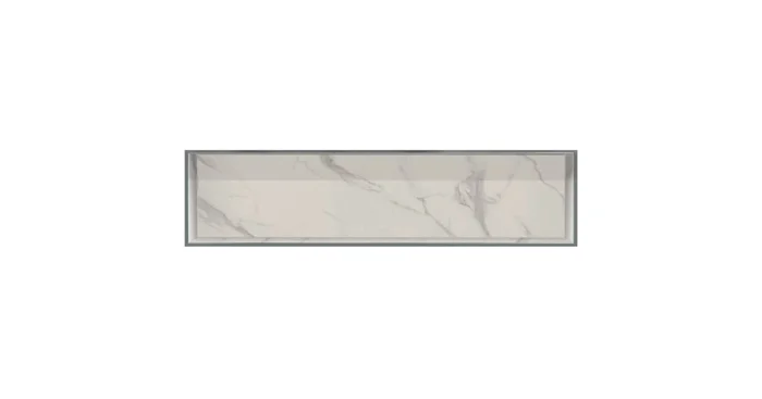 Transolid 59″ Wide Wall Mounted Shower Shelf