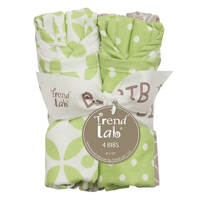 Trend Lab Lauren Bouquet 4 Pack Bibs