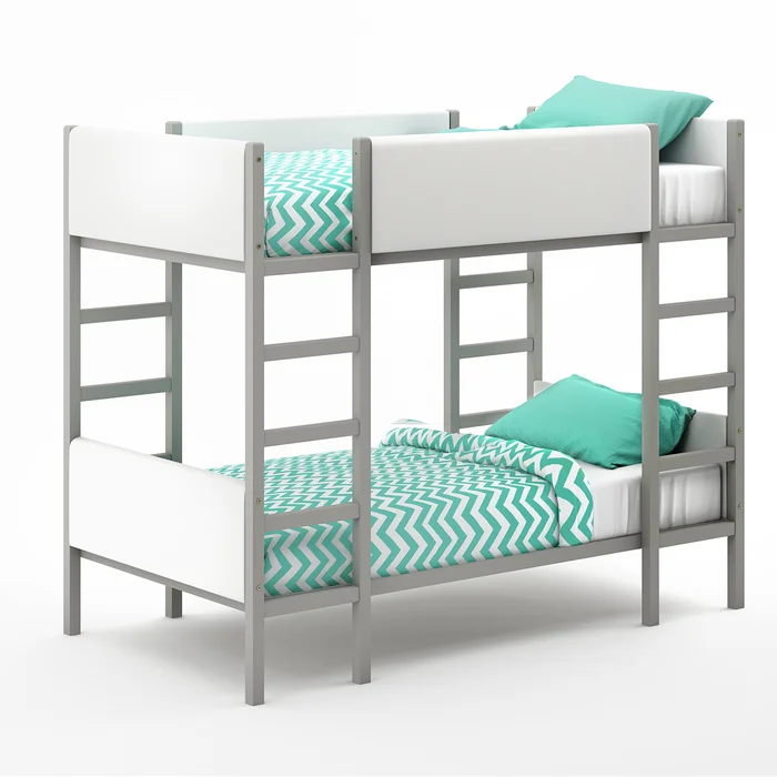 Tulip Soren Bunk Bed in Elephant Gray