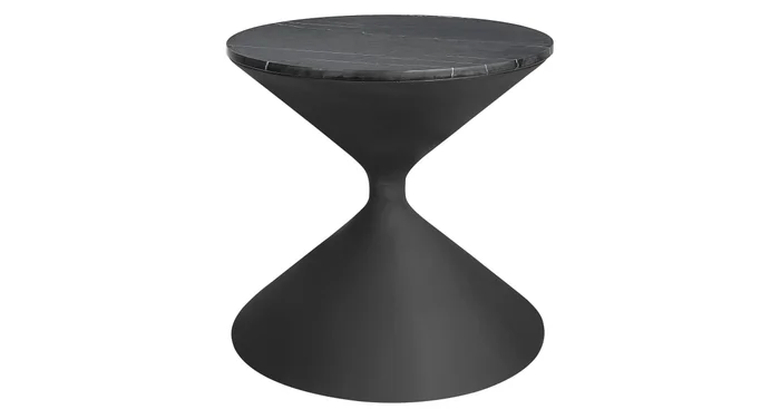 Uttermost 22.5″ Wide Iron, Marble, and Resin End Table