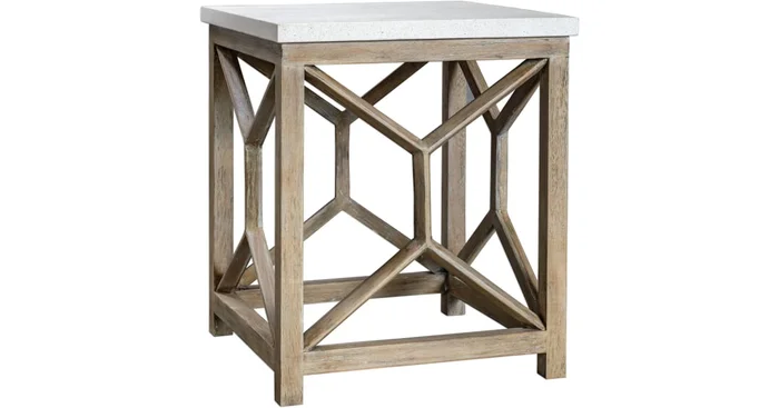 Uttermost Catali 22″ Long Java Wood End Table