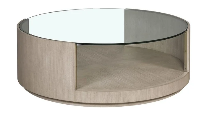 Vanguard Furniture – Axis Round Cocktail Table – Pebble Path – L102C-EP