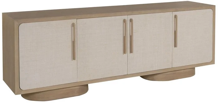 Vanguard Furniture – Reveal Buffet – Navajo Case/Snowdrift Raffia – P592B-IO