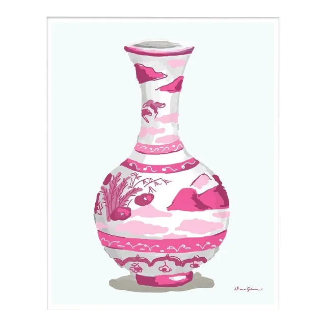 Vase Series By Dana Gibson, Framed Art Print