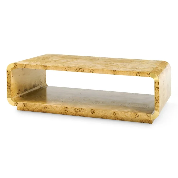 Villa & House Emil Burl Wood Coffee Table
