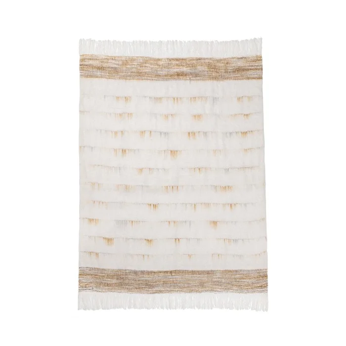 Villa by Classic Home – Albedo 50×70 Fabric Throw – Ivory – V310045